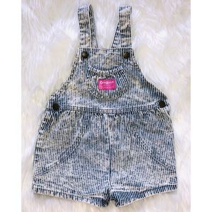 VTG OSHKOSH B’GOSH Overalls Shorts Sz 4 Toddler